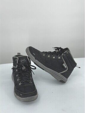 Ryka ADELLA Women's Black Gray Thinsulate Ankle Boots 8M Outdoors Hiking Quilted